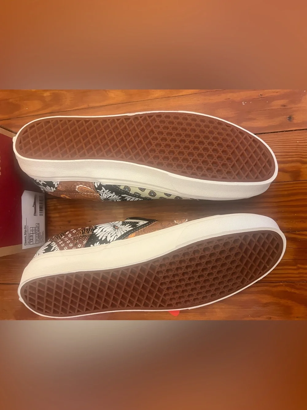 Vans Classic Slip-On Tiger Patchwork Shoes | Men’s Size 12 | New in Box
